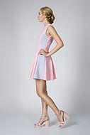 Ärmlös klänning med plisserad kjol, XS - 5XL